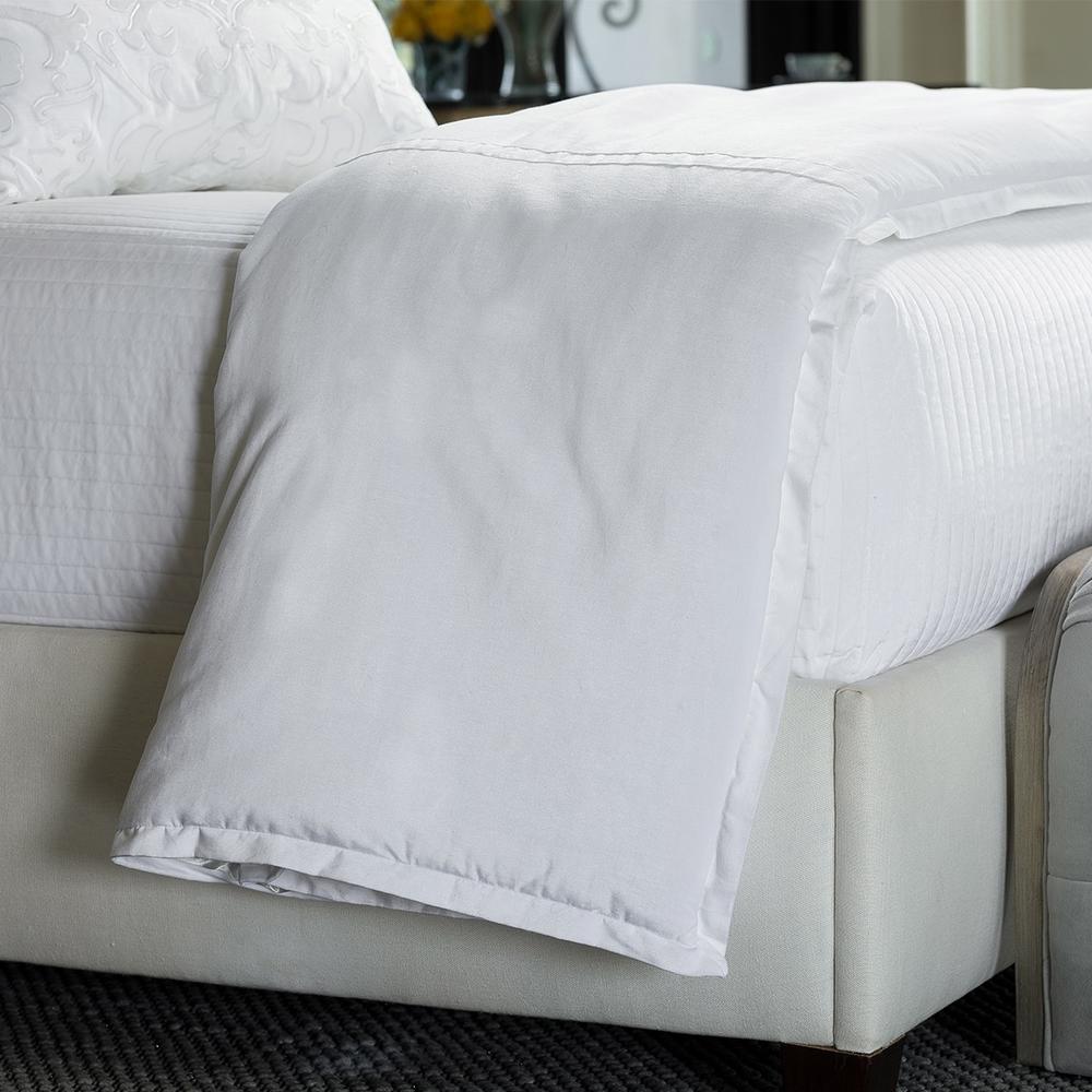 Aria Personal Throw White Matte Velvet 68X106 (Padded) by Lili