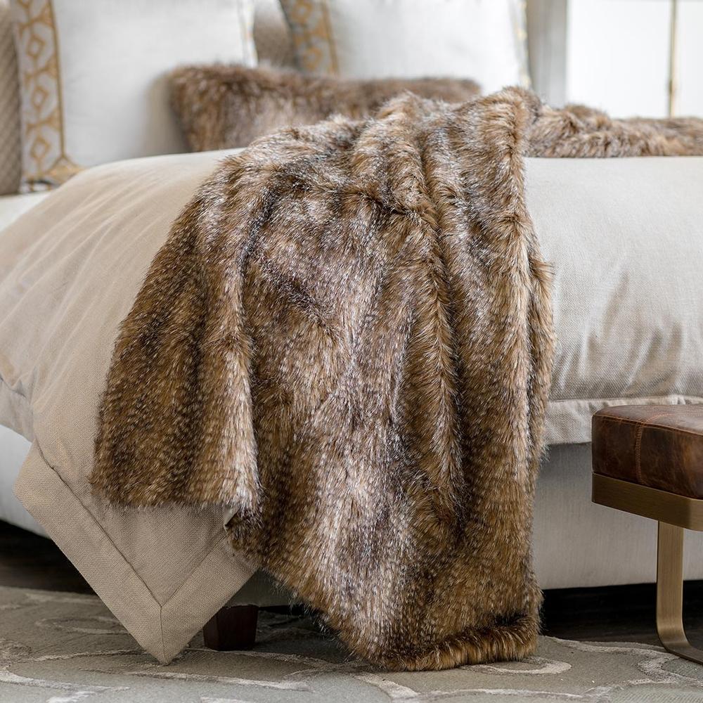 Chestnut Fur Throw 42X98 by Lili Alessandra - Main Image