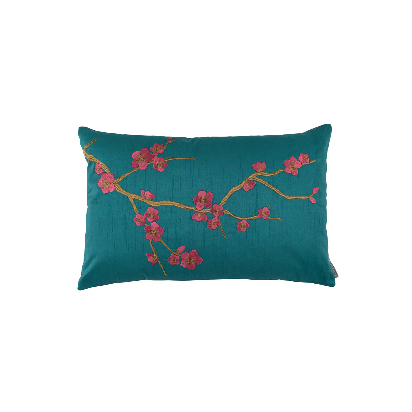 Ming Sm Rect Pillow Peacock Gold 14X22 (Insert Included)
