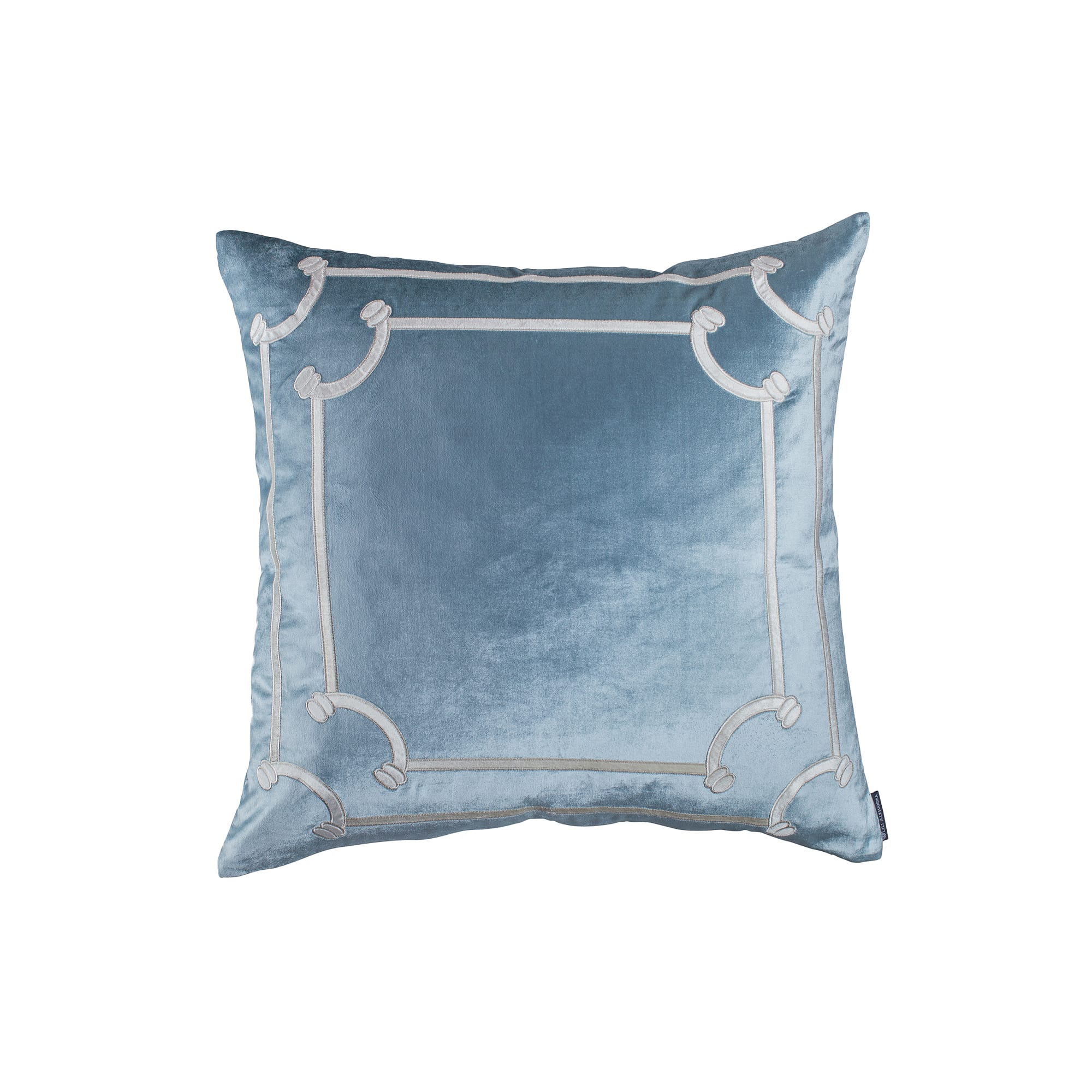 Versailles Ice Blue European Pillow (26X26) by Lili Alessandra Outlet