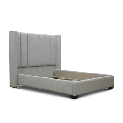 Erin Upholstered Queen Bed Grey