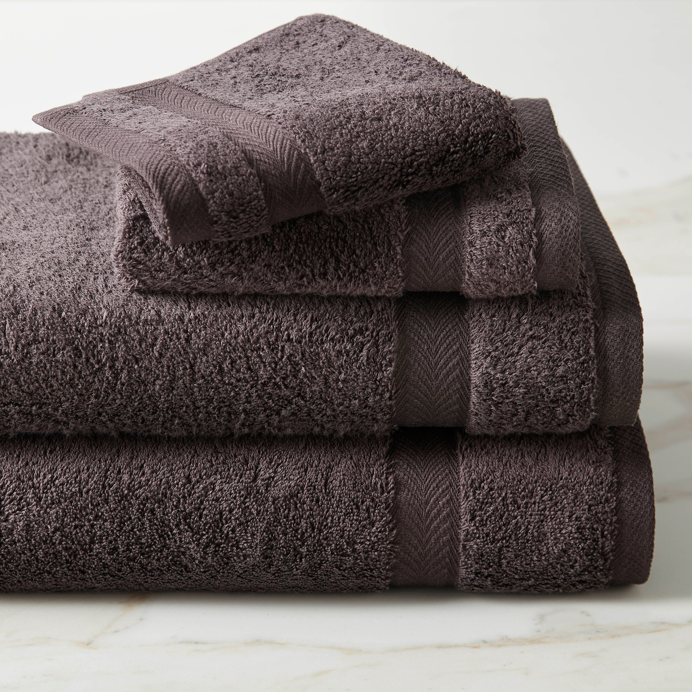 Amalfi Hand Towel Chocolate 20 X 39