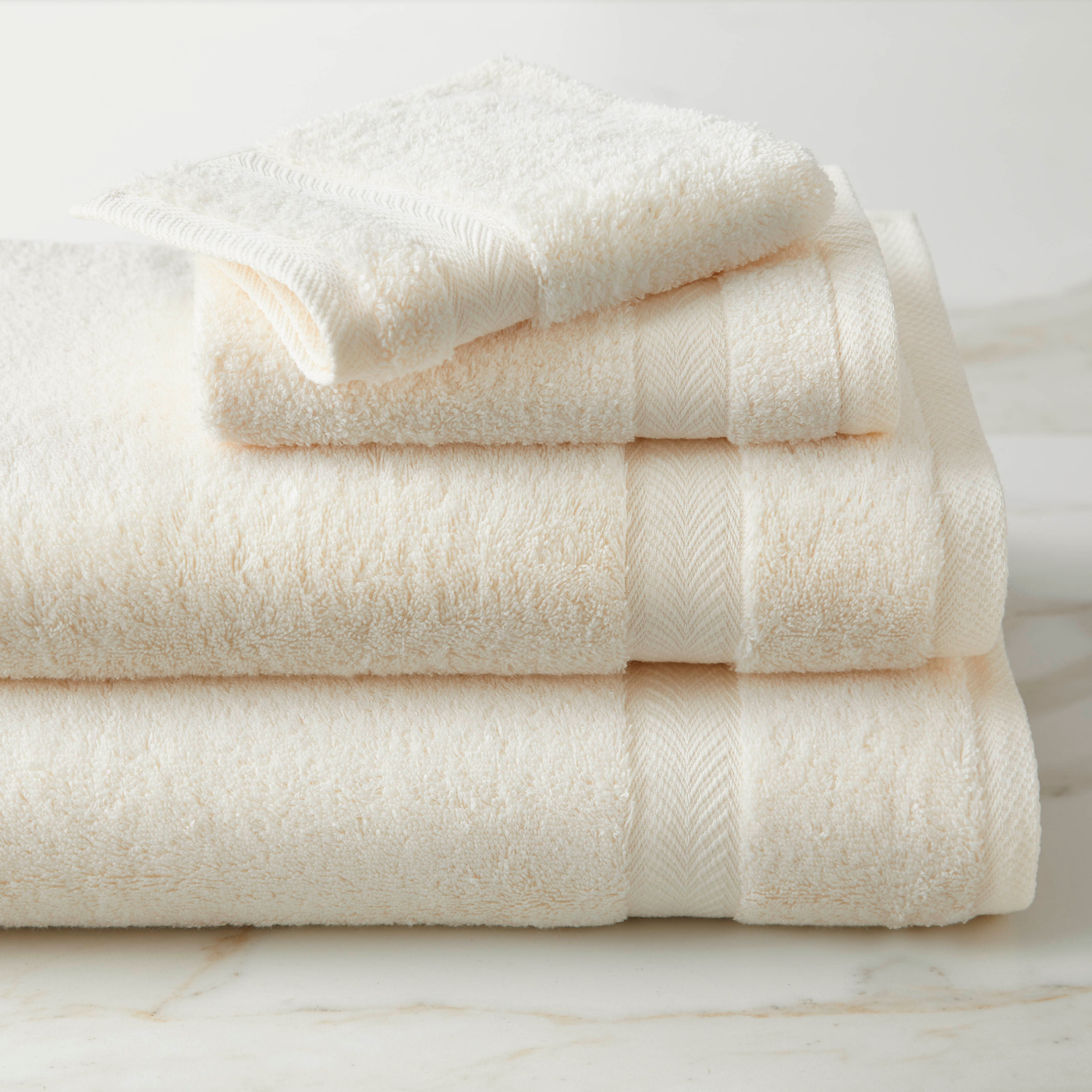 Amalfi Bath Towel Cream 27 X 55