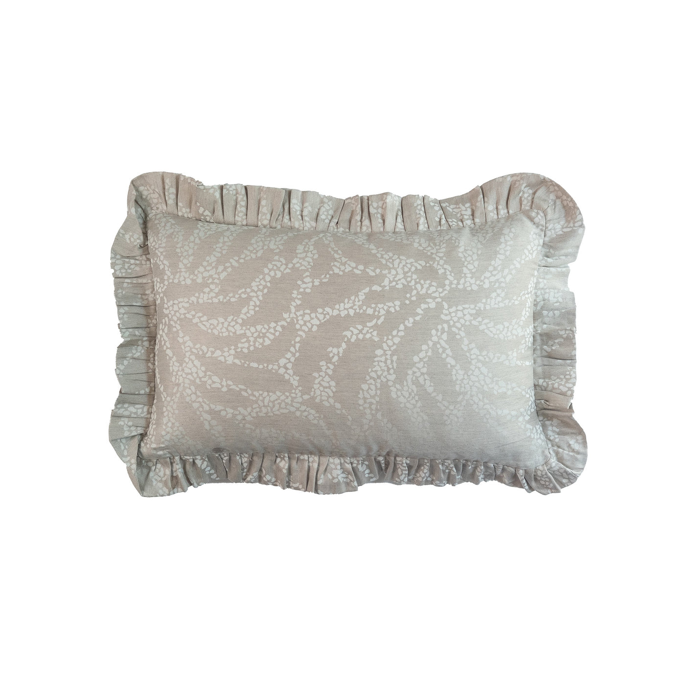 Lauren Sm Rectangle Pillow Fawn Ivory 14x22 (FINAL SALE)