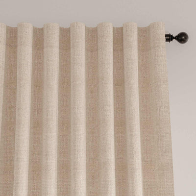 Ava Ivory Drapery Panels (Set of Two - 52x108 - 4” Rod Pocket) Made-To-Order