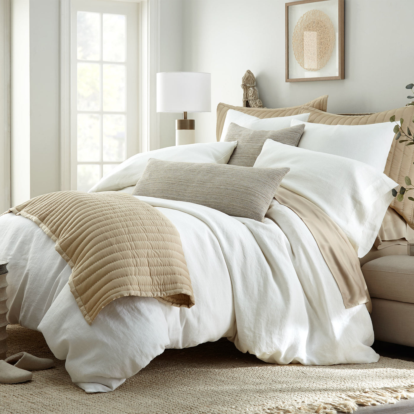 Serena White Duvet Queen 96x98