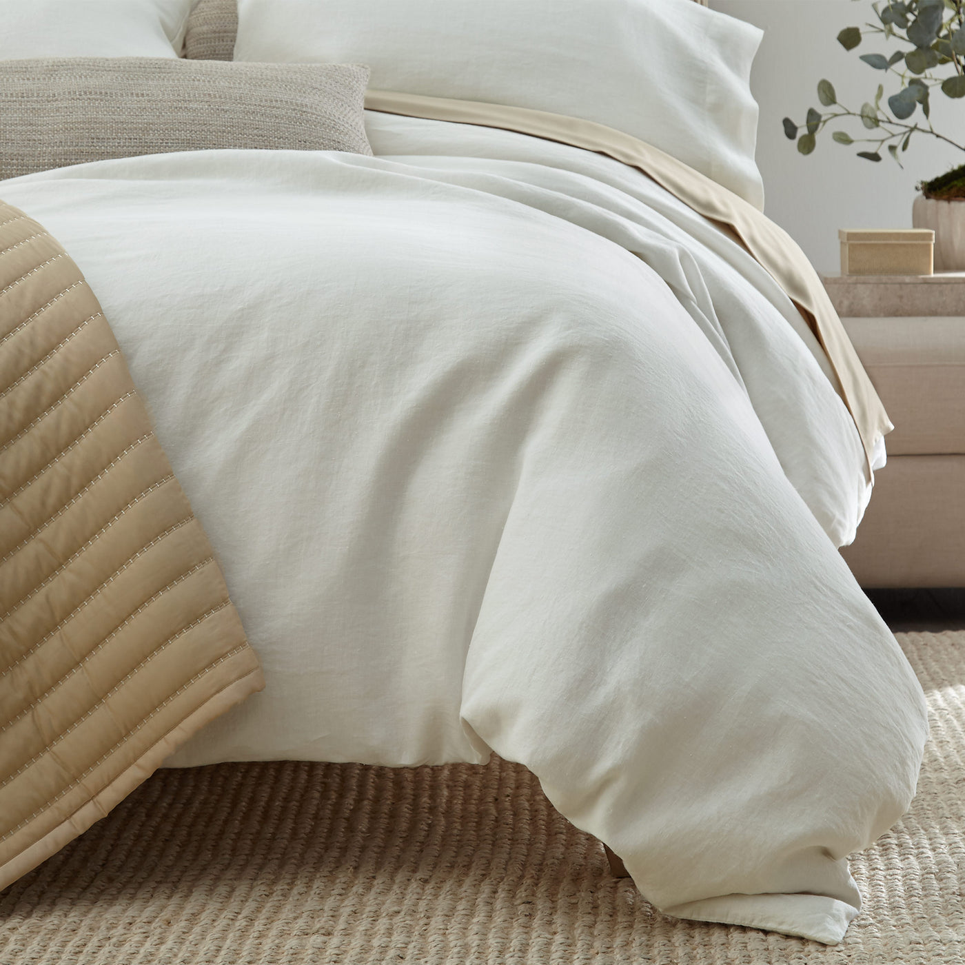 Serena White Duvet Queen 96x98