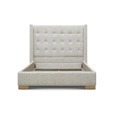 Lynn Upholstered Queen Bed Ecru