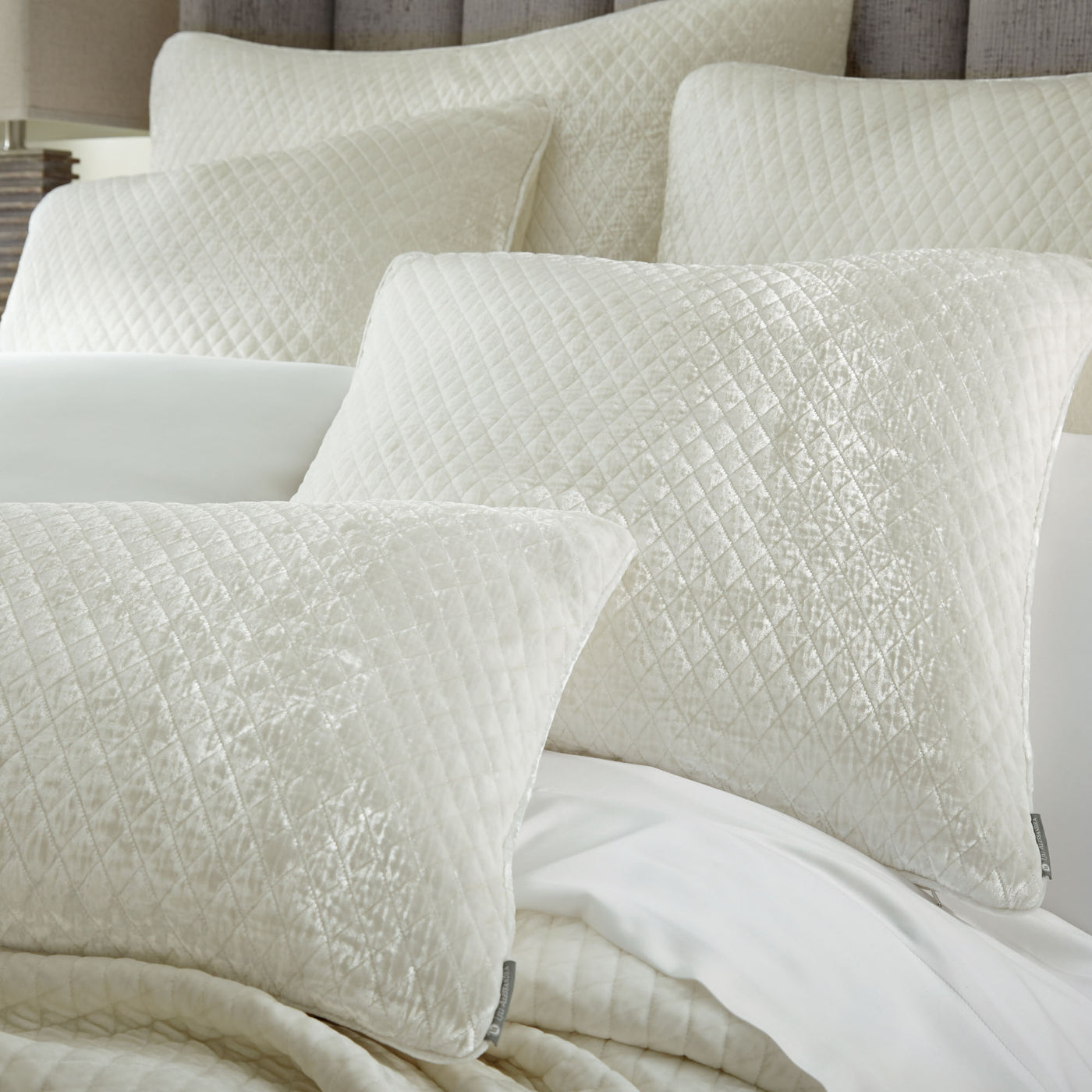 Enzo Ivory Luxe Euro Pillow 27x36