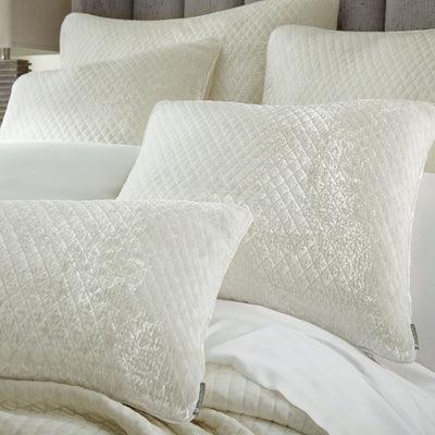 Enzo Ivory Luxe Euro Pillow 27x36