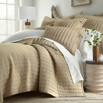 Urban Bamboo Champagne Coverlet Queen 96x98