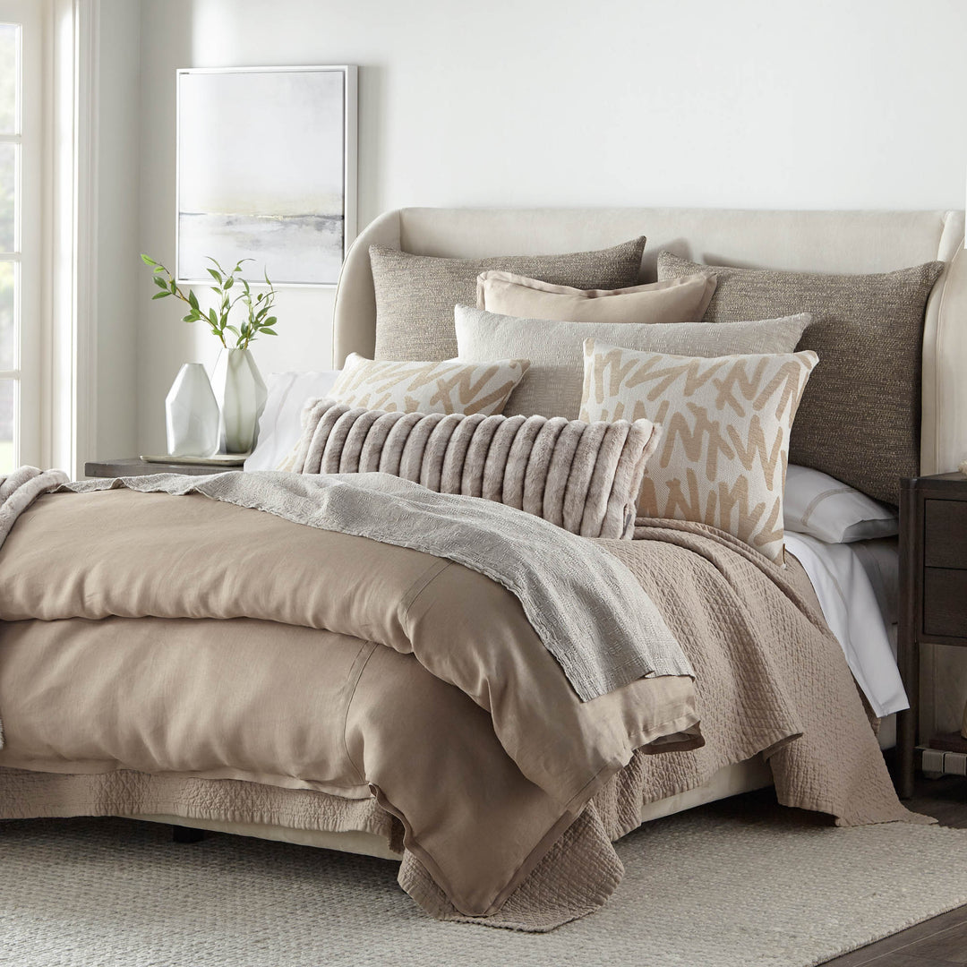 Terra Trench Coat Queen Duvet 96x98 – Luxury Bedding by Lili