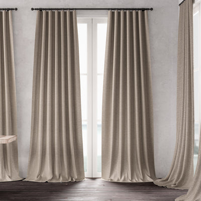 Fixed Panel Drapery Liam Fawn Drapery Panels (Set of Two - 52x144) by Lili Alessandra