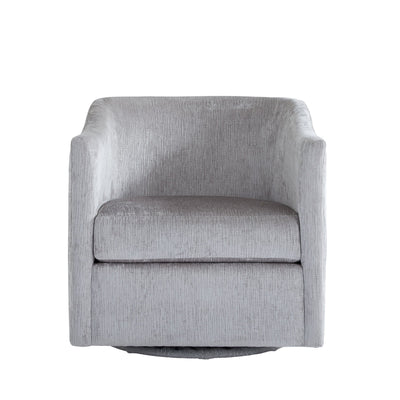 Monaco Swivel Chair (Grey Woven Chenille)