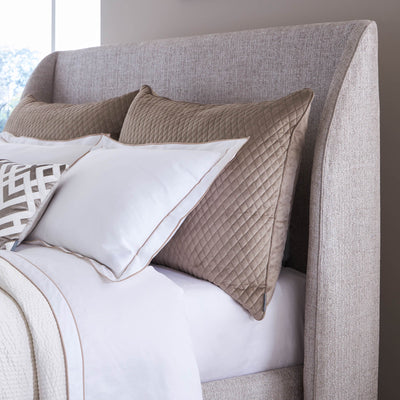 Serena Bed (Fawn Woven Chenille / King)