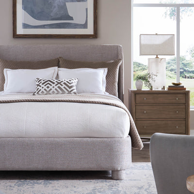 Serena Bed (Sand Woven Chenille / Cal King)