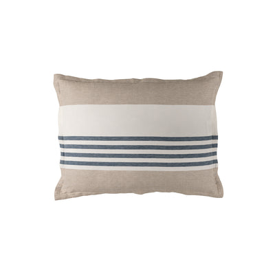 Newport Standard Pillow White Natural Blue 20X26