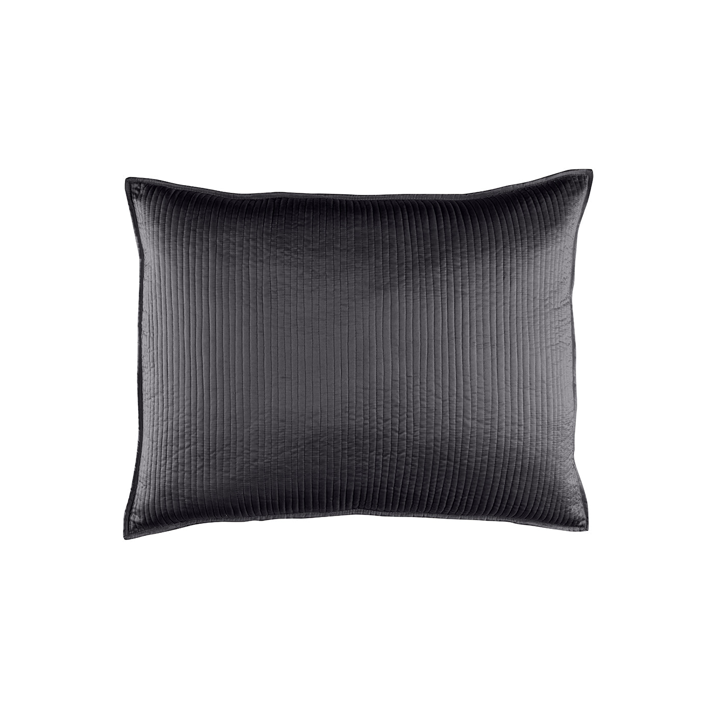 Retro Standard Pillow Black S&S 20X26
