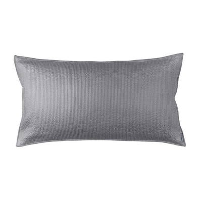 Retro King Pillow Pewter Cotton 20X36