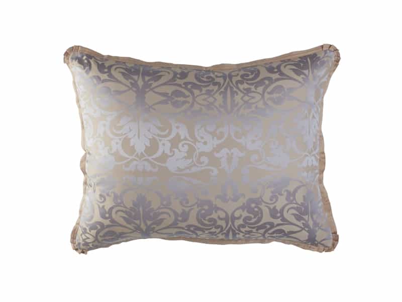 Jackie Champagne Tencel & Silver Silk Jacquard 20x26 Standard Pillow ...