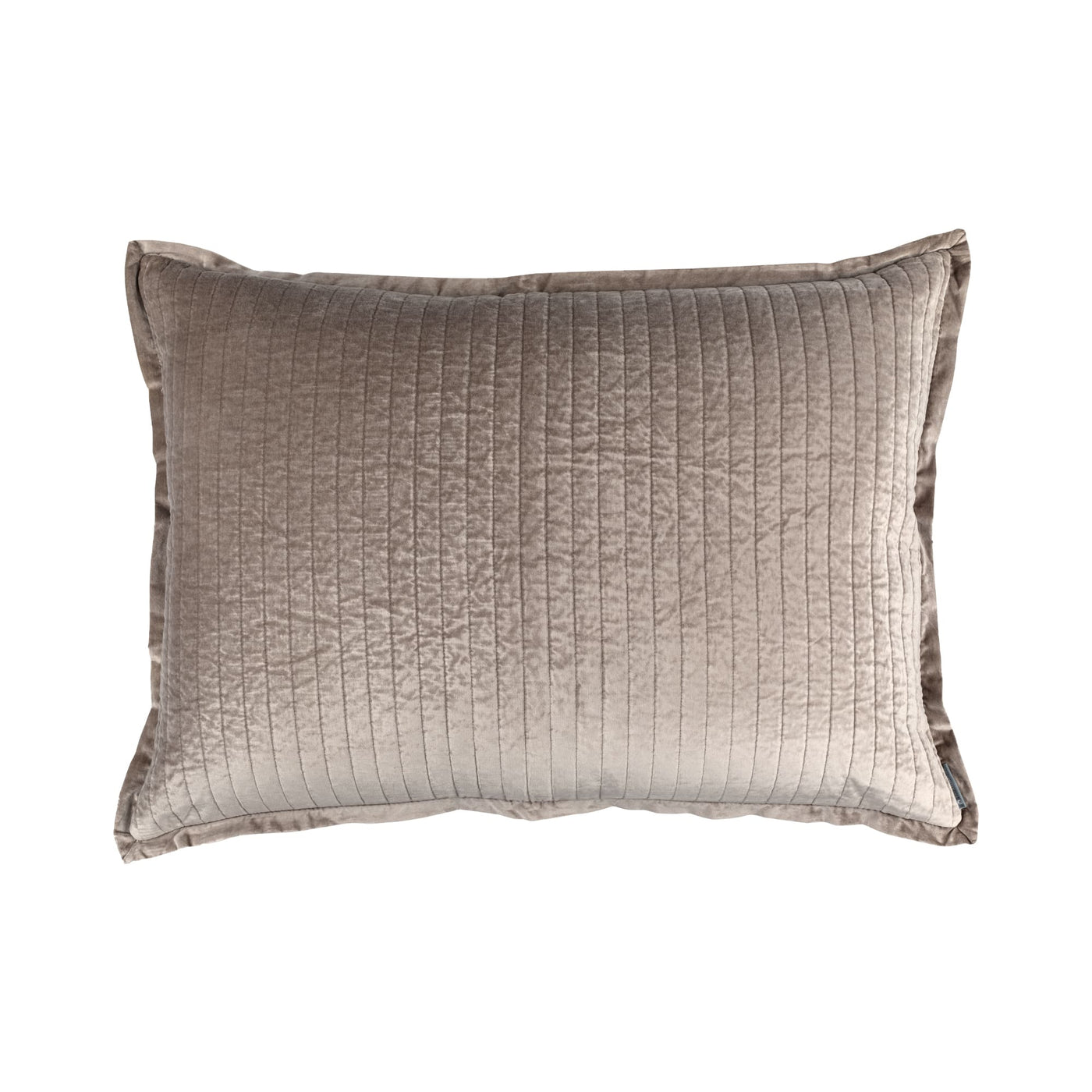 Aria Quilted Luxe Euro Pillow Raffia Matte Velvet 27X36
