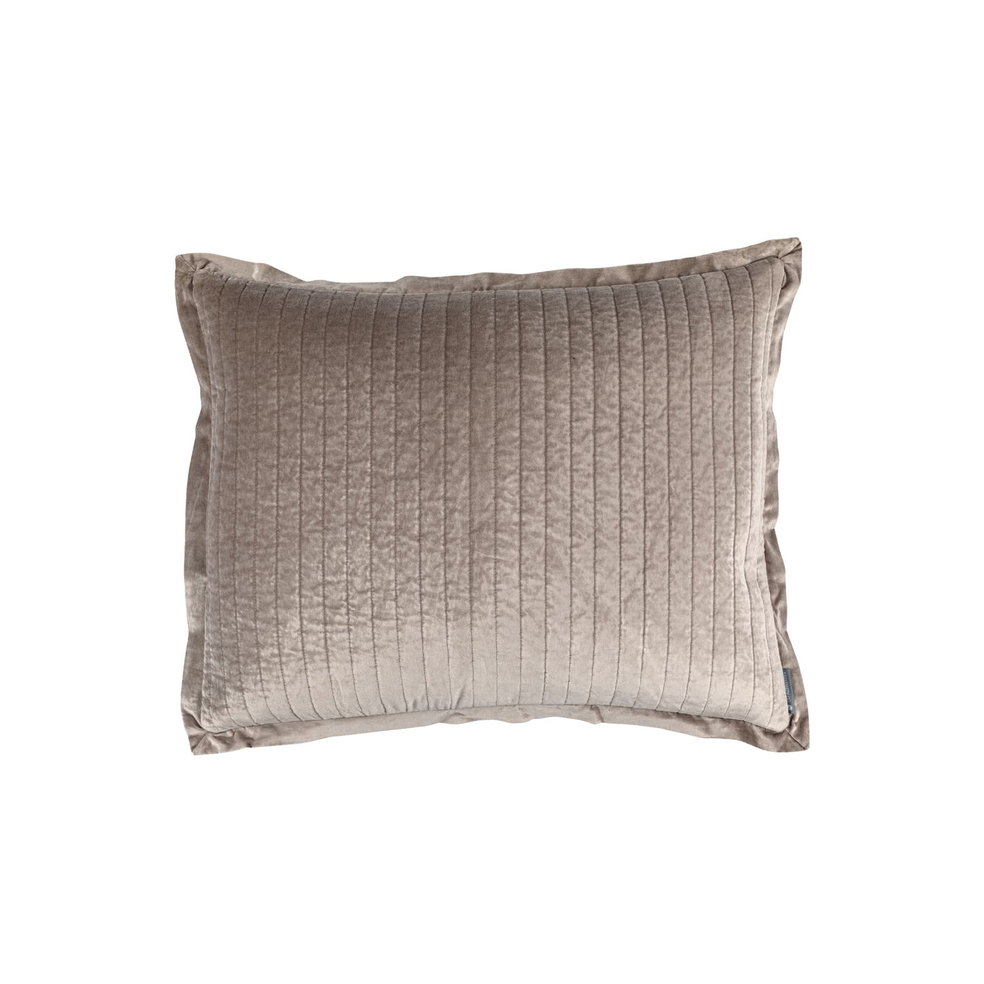 Aria Quilted Standard Pillow Raffia Matte Velvet 20X26
