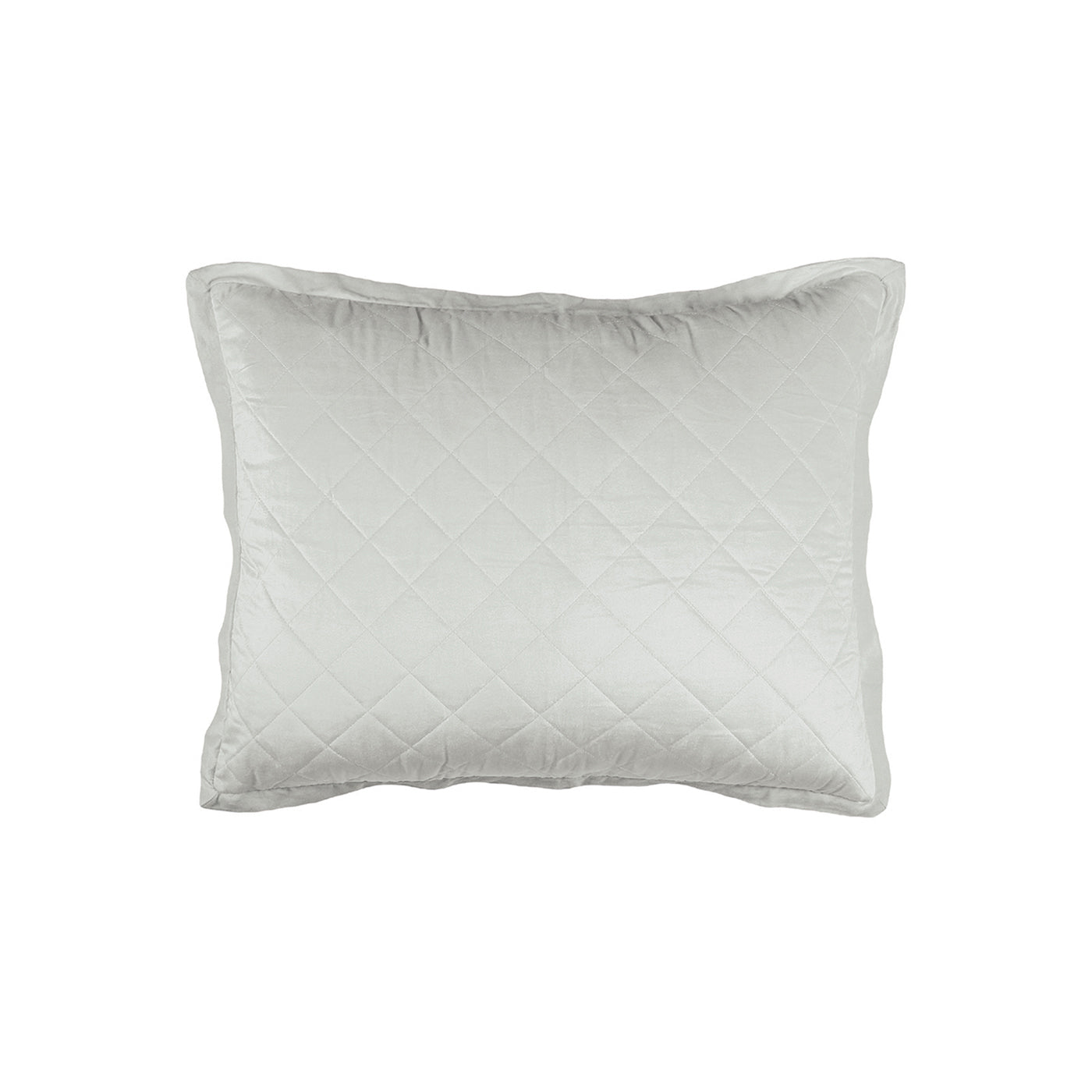 Chloe Standard Pillow Sham Celadon Velvet 20X26 (No Insert)