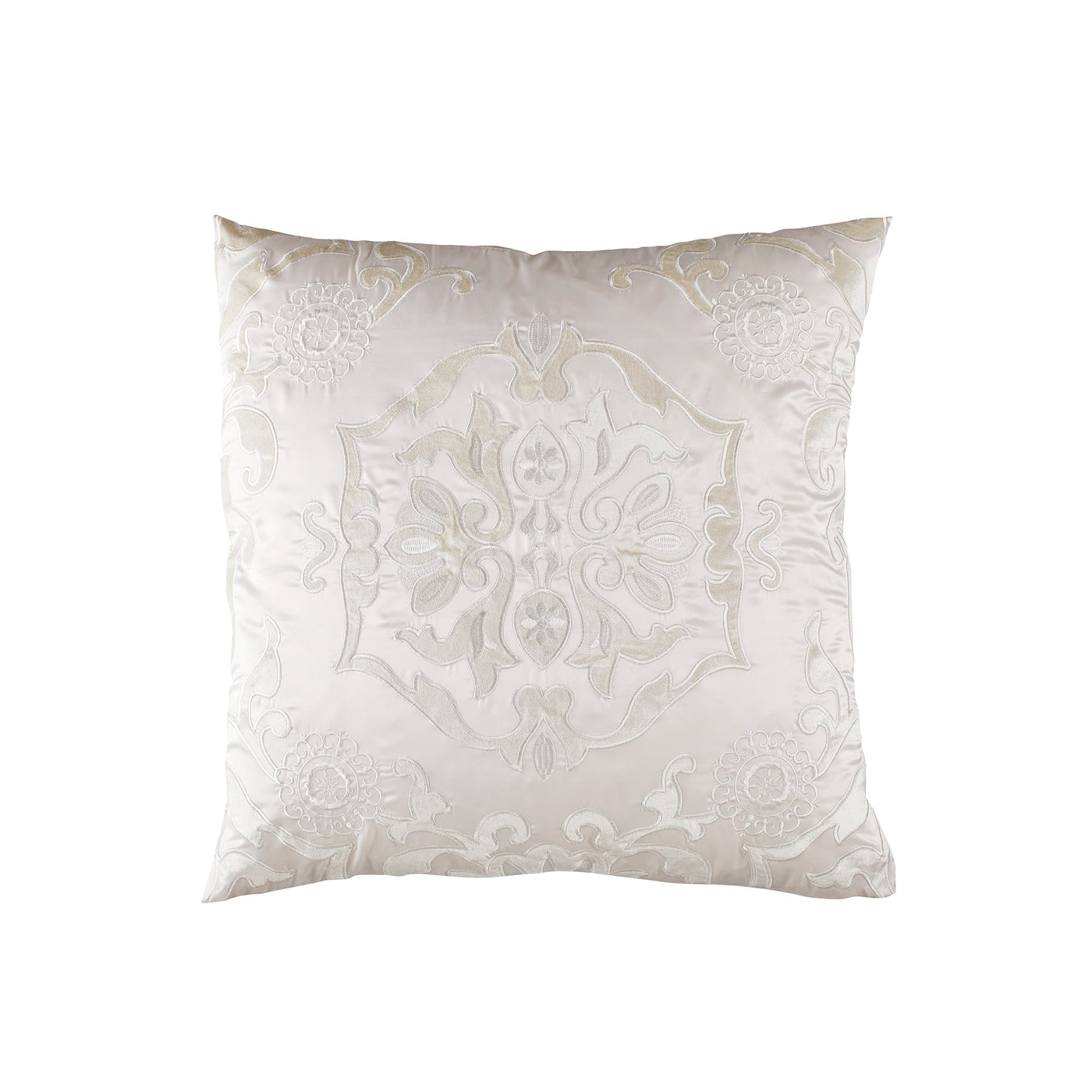 Morocco Square Pillow Ivory 24X24