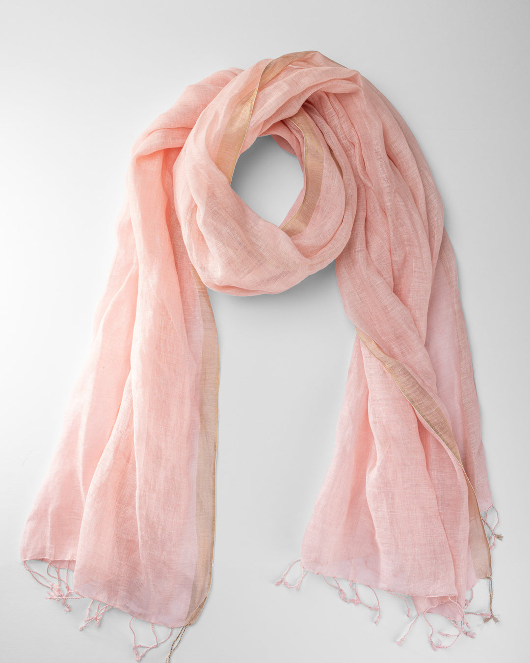 Jane Scarf Blush Linen by Lili Alessandra