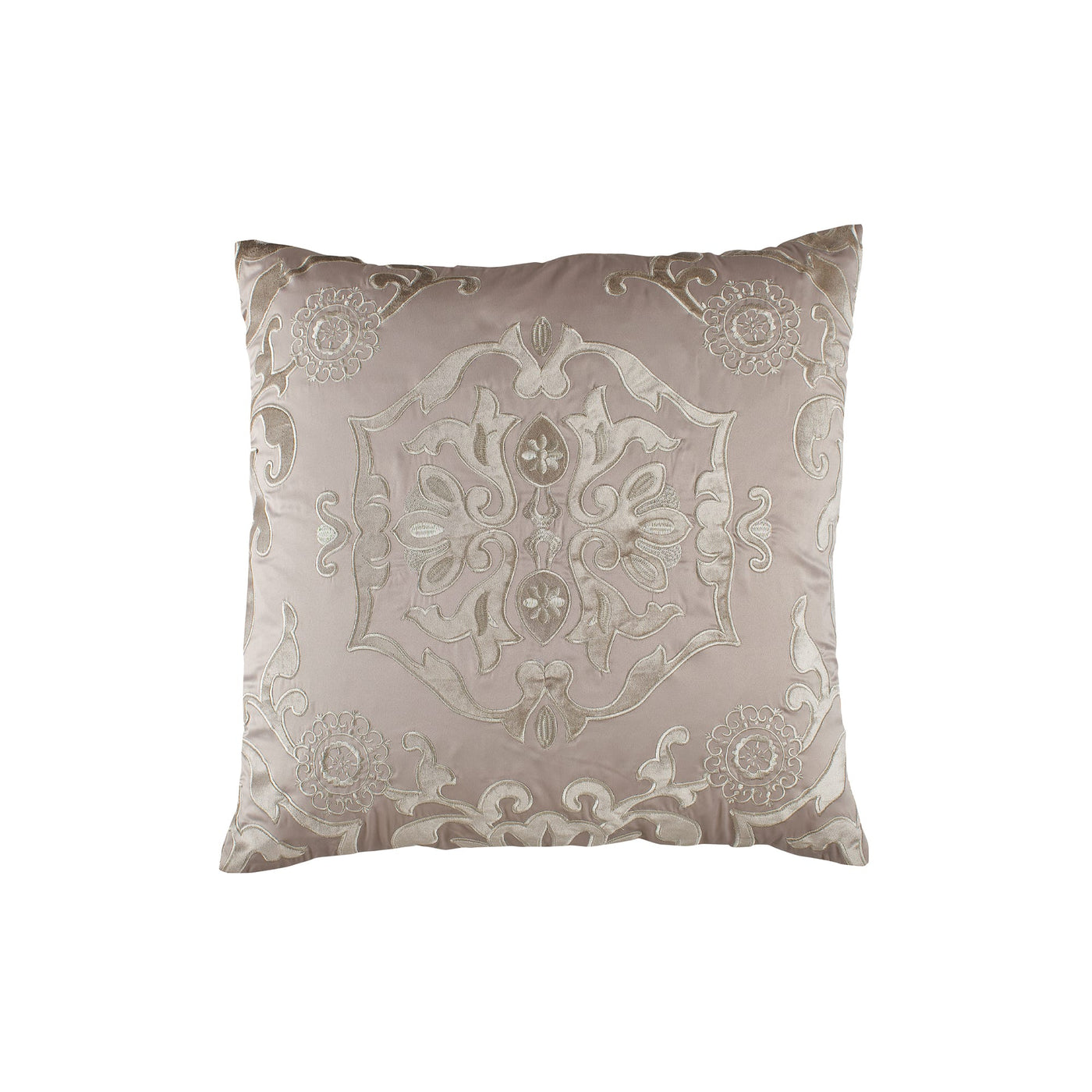 Morocco Square Pillow Taupe Fawn 24X24