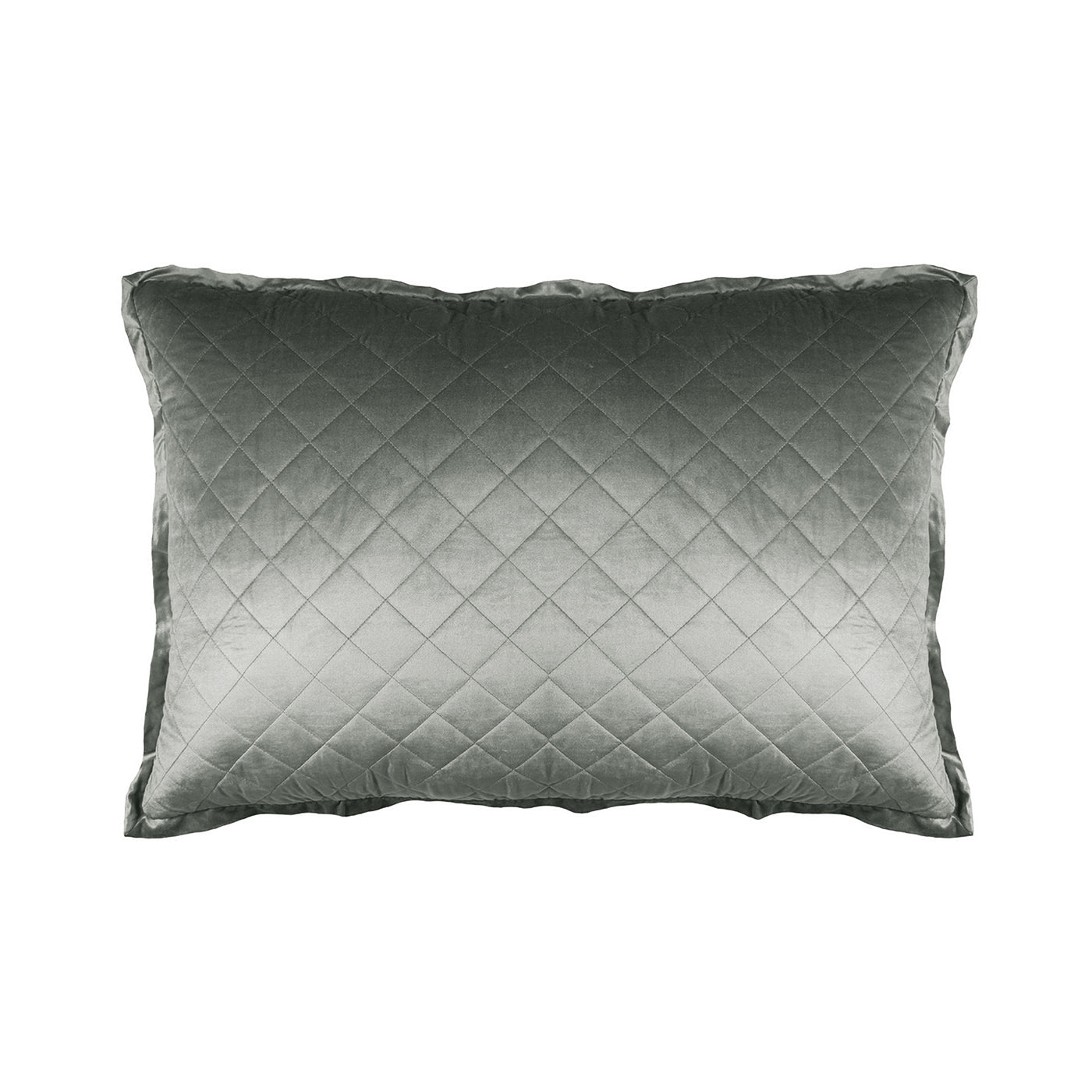 Chloe Luxe Euro Pillow Sage Velvet 27X36 (Insert Included)