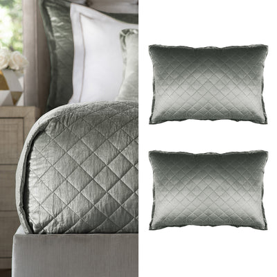 Chloe Coverlet Set Sage King (Coverlet & 2 Luxe Euro Shams - No Inserts)