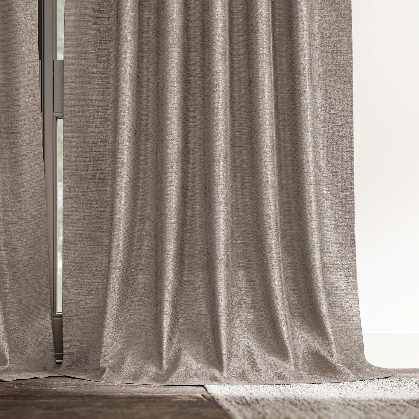 Ava Dove Drapery Panels (Set of Two - 52x108 - French Pleats) Made-To-Order
