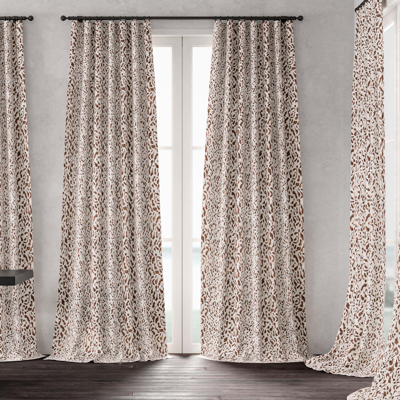 Spectrum Safari Java Drapery Panels (Set of Two - 52x144) by Lili ...